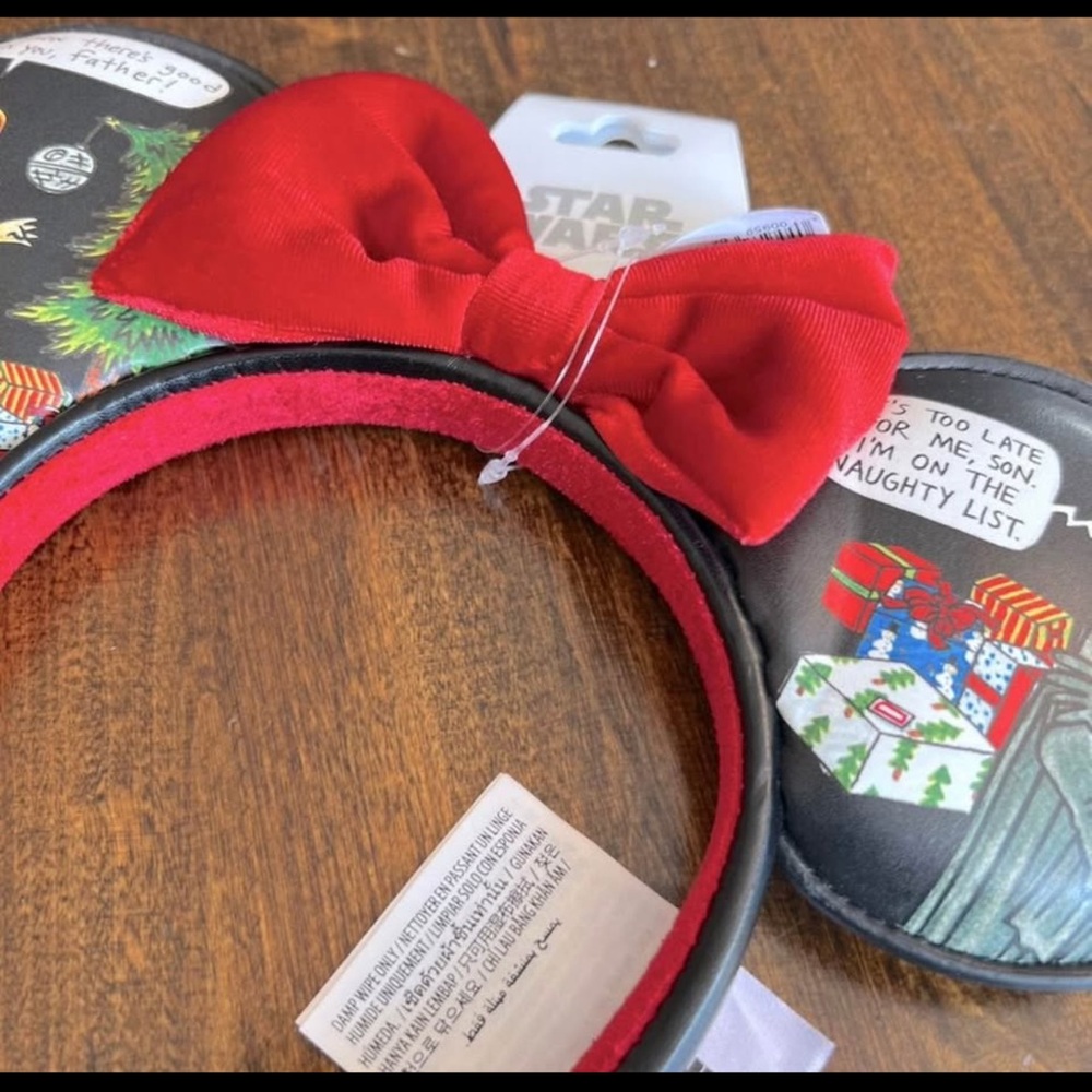 Disney Red Bow Star Wars Headband